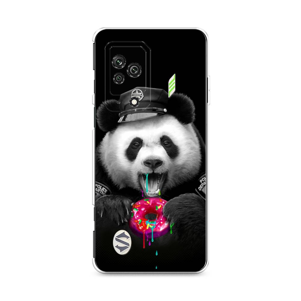 

Чехол Awog на Xiaomi Black Shark 5 "Панда police", Разноцветный, 314050-2