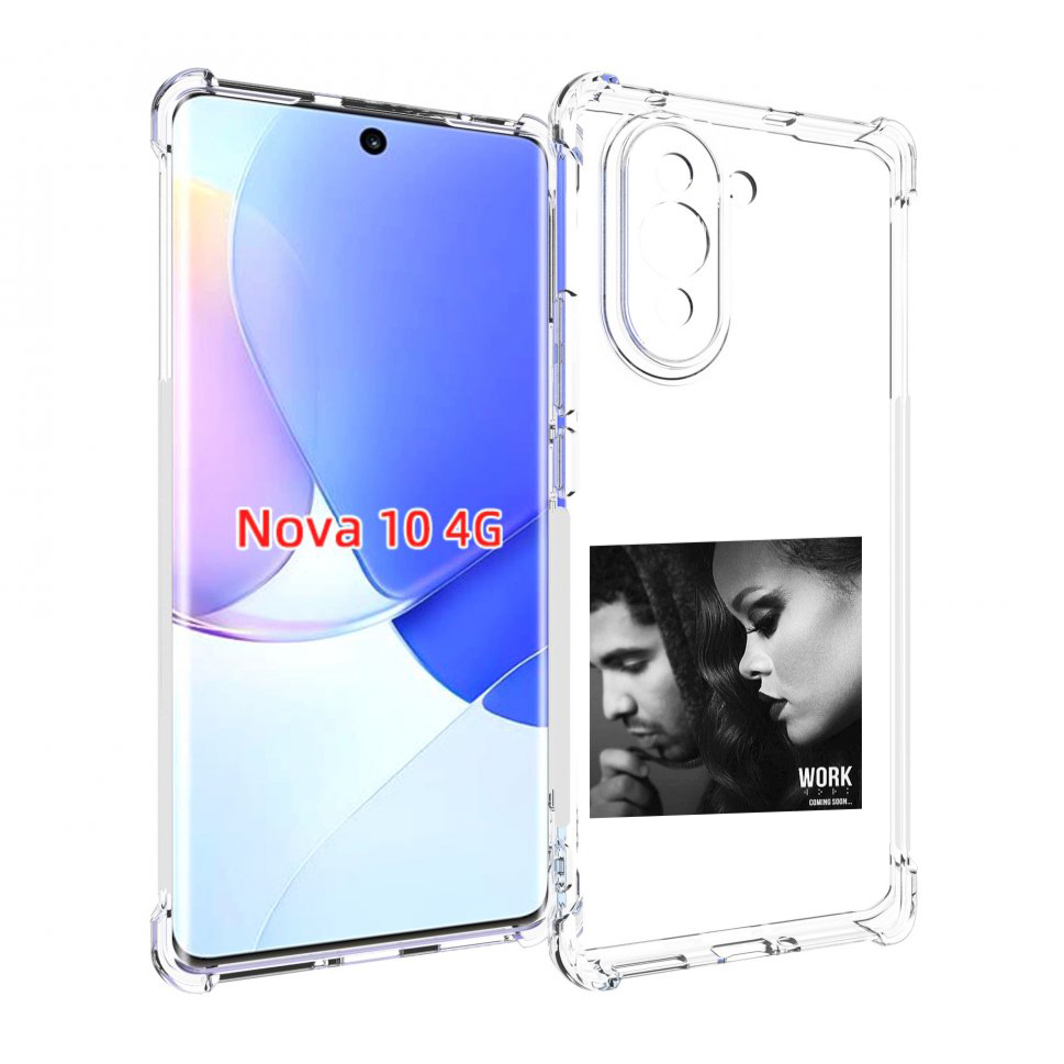 Чехол MyPads Rihanna feat для Huawei Nova 10