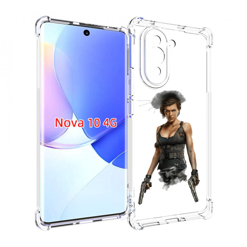 

Чехол MyPads Resident-Evil для Huawei Nova 10, Прозрачный, Tocco