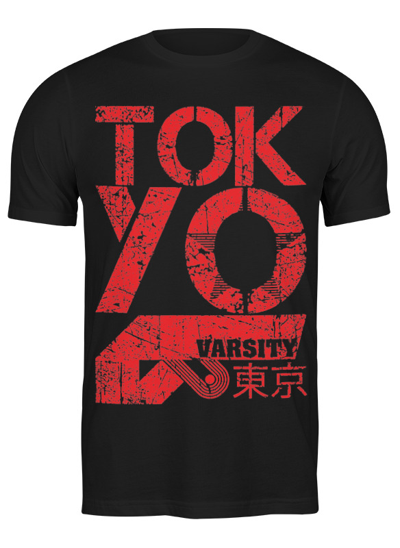 

Футболка мужская Printio Tokyo varsity 2079090 черная S, Черный, Tokyo varsity 2079090