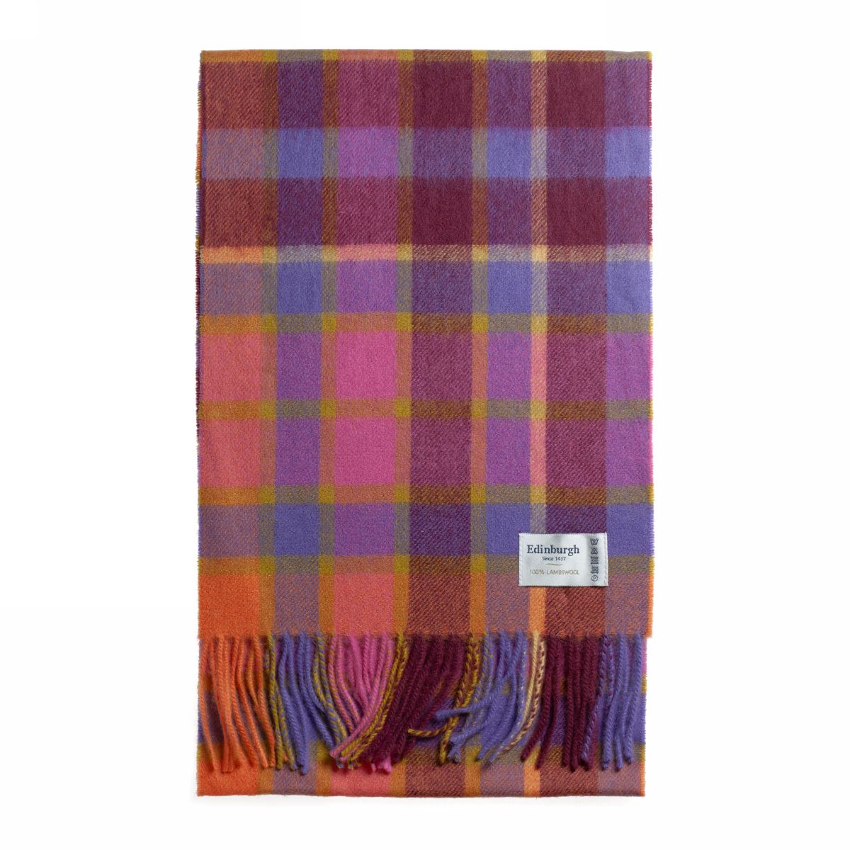 

Шарф унисекс Edinburgh Lambswool Scarf оранжевый, 178х26 см, Разноцветный, Lambswool Scarf