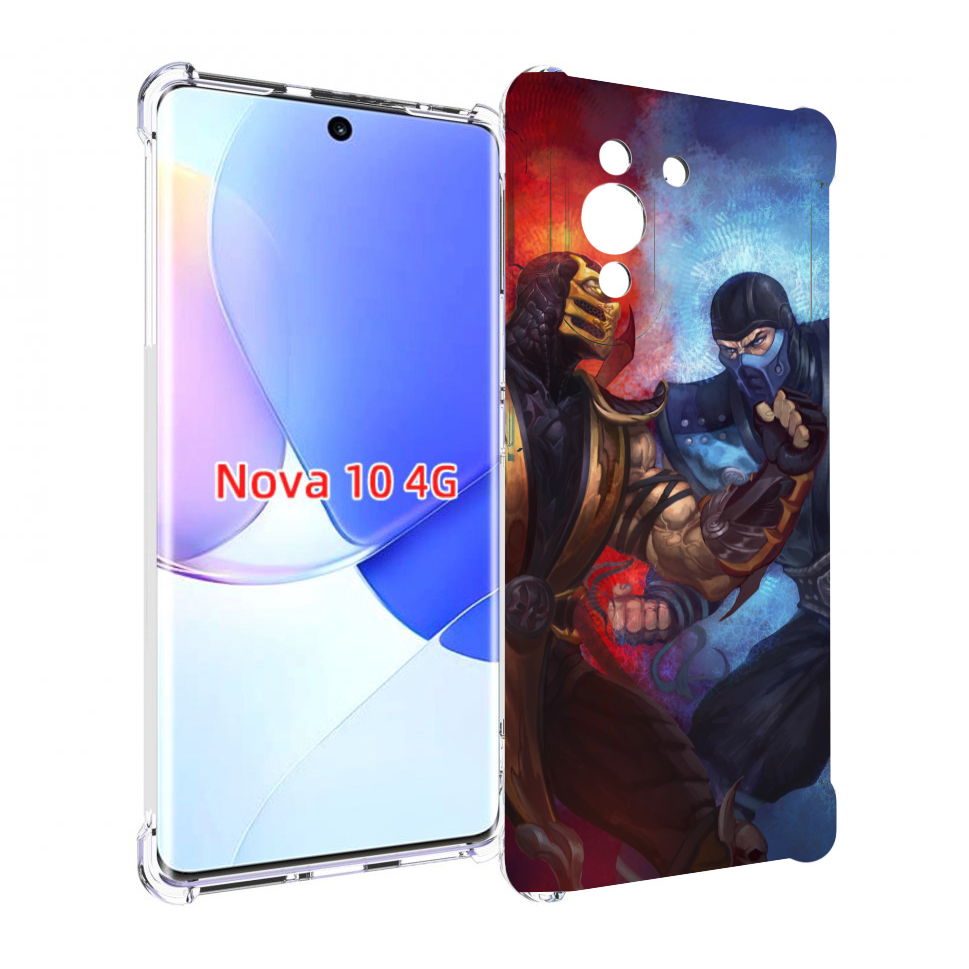 

Чехол MyPads Mortal Kombat art для Huawei Nova 10, Прозрачный, Tocco