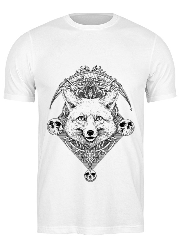 

Футболка мужская Printio Эмблема лис 2038502 белая S, Белый, Эмблема лис 2038502