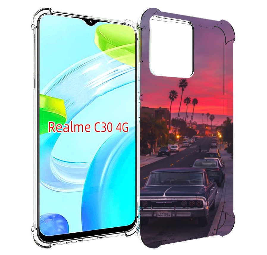 

Чехол MyPads красивая дорога америки для Realme C30 4G / Narzo 50i Prime, Прозрачный, Tocco