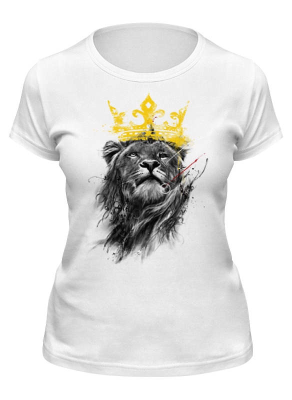 

Футболка женская Printio Король лев белая 2XL, Белый, Король лев