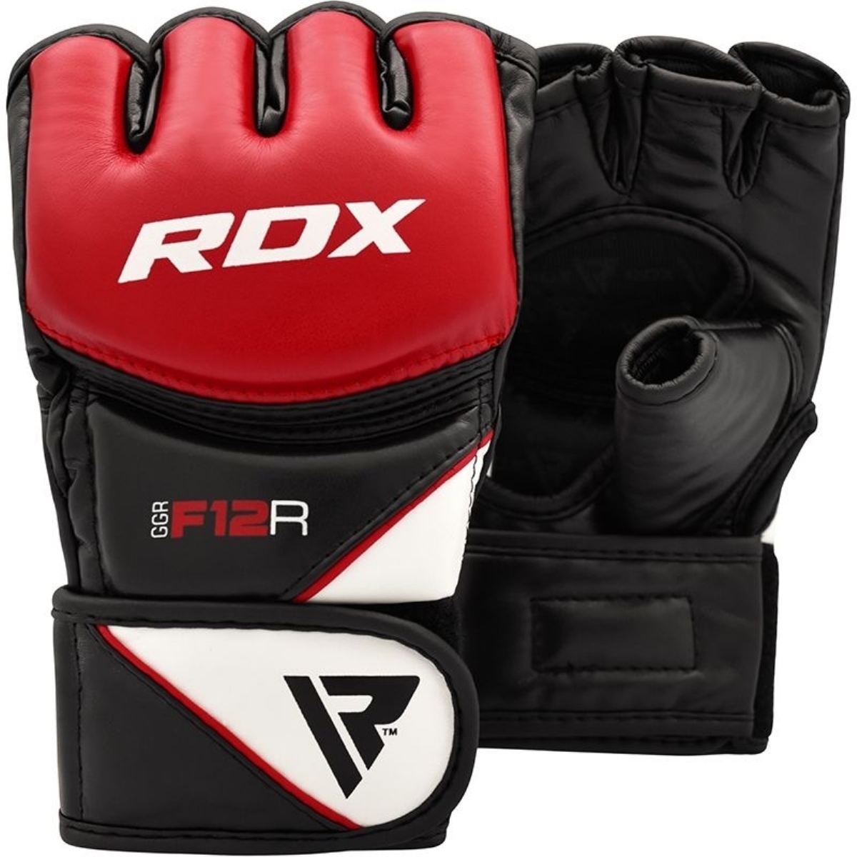 Перчатки MMA RDX F12 GGR-F12R Training Grappling Gloves р.L, Red