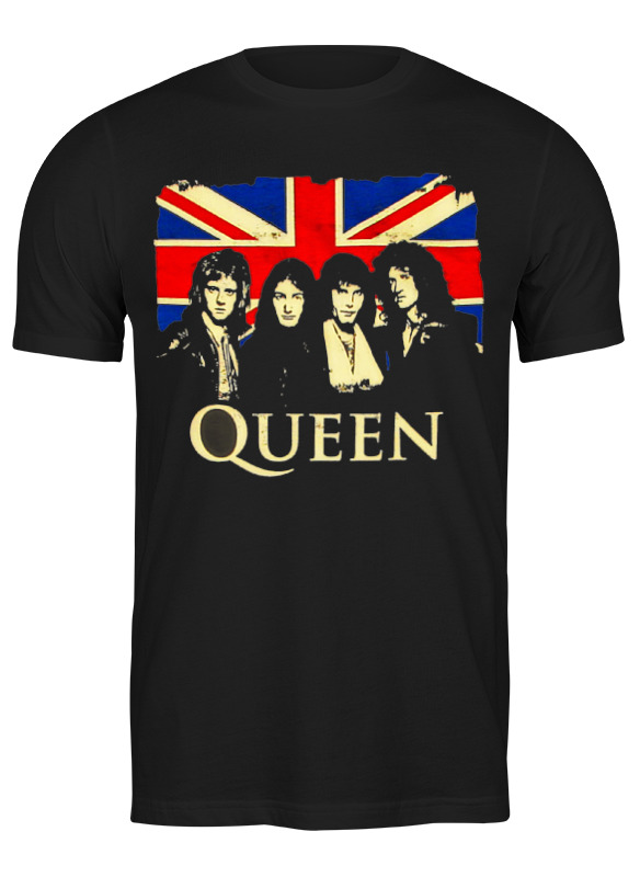 

Футболка мужская Printio Queen group черная 2XL, Черный, Queen group