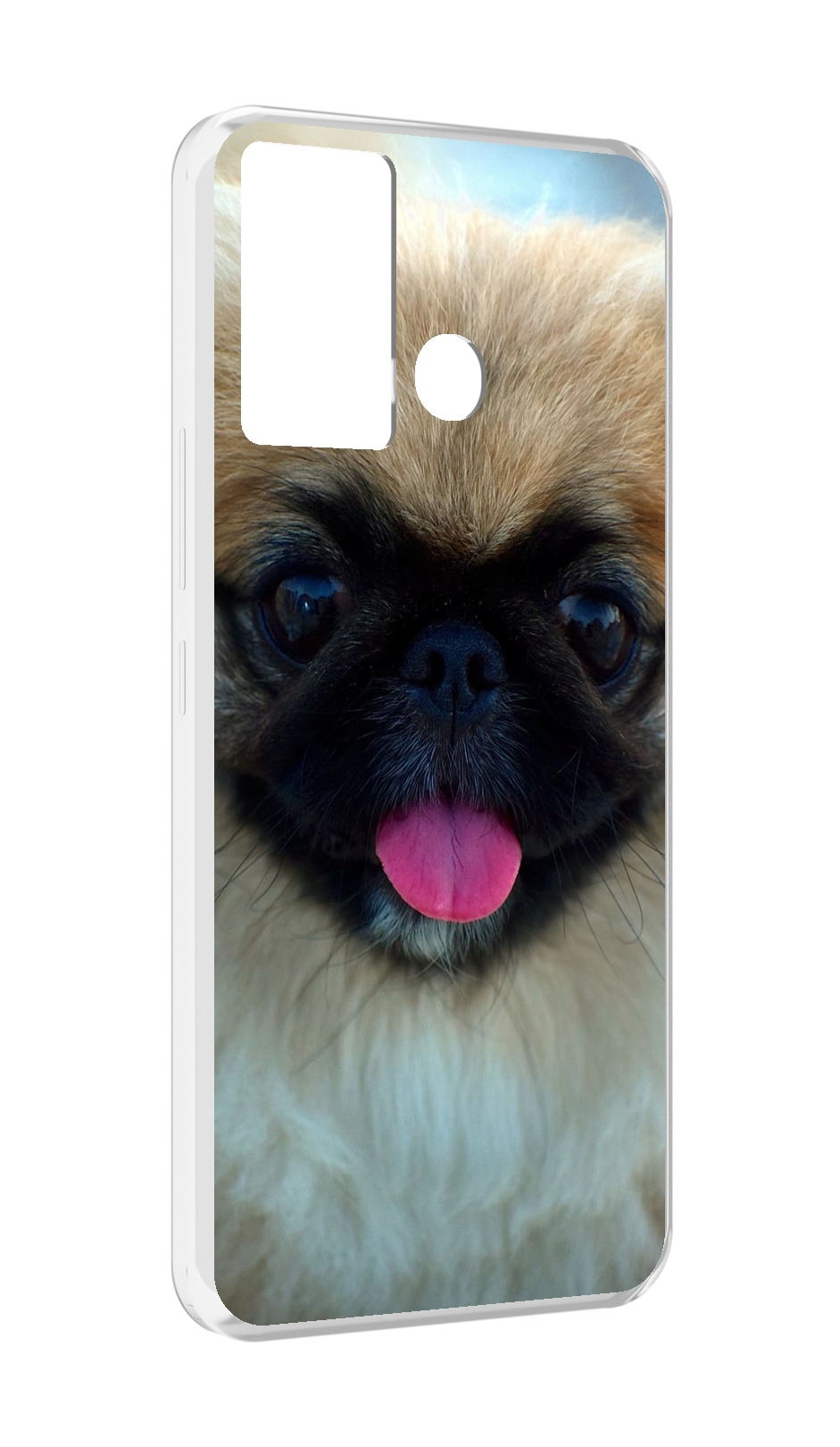 

Чехол MyPads пекинез для Infinix Hot 12 Play, Прозрачный, Tocco