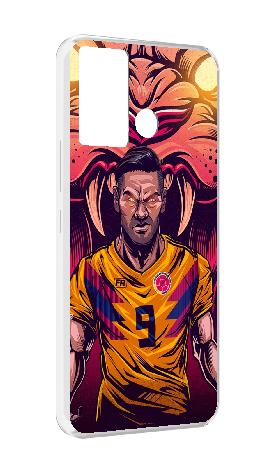 

Чехол MyPads парень-тигр-красный для Infinix Hot 12 Play, Прозрачный, Tocco