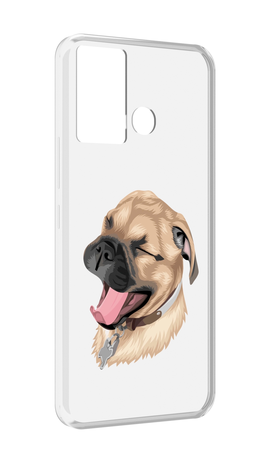 

Чехол MyPads очень-довольная-собака для Infinix Hot 12 Play, Прозрачный, Tocco