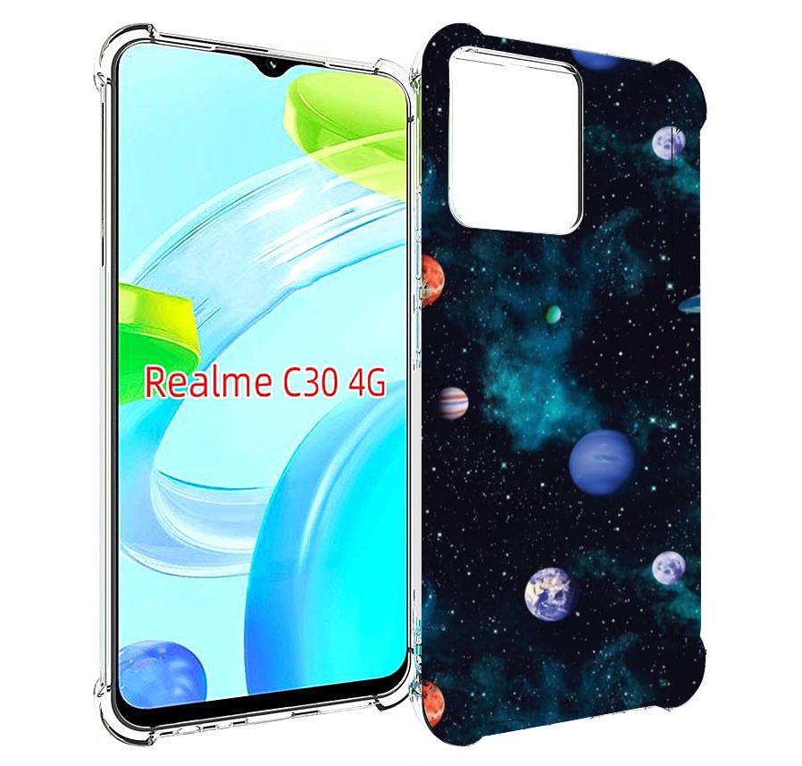 

Чехол MyPads космическое-пространство для Realme C30 4G / Narzo 50i Prime, Прозрачный, Tocco