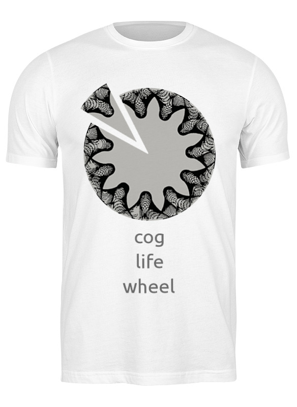 

Футболка мужская Printio Life cogwheel 1977681 белая S, Белый, Life cogwheel 1977681
