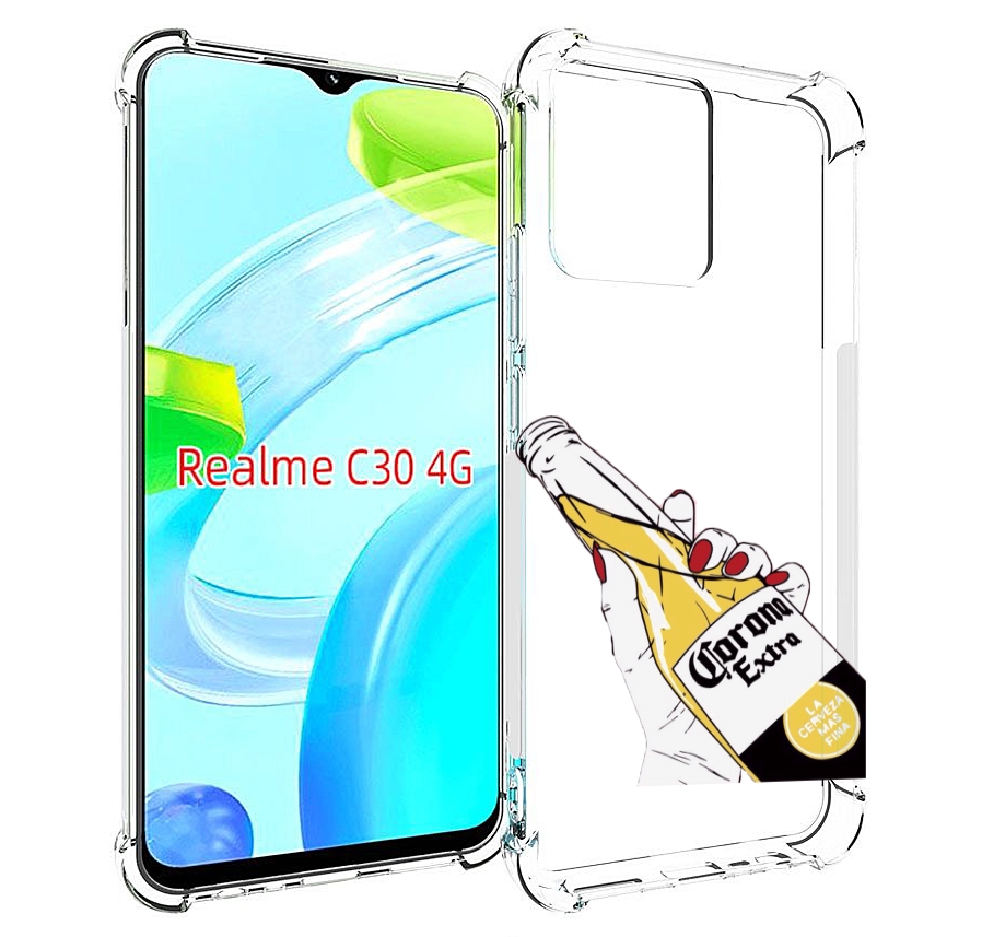 

Чехол MyPads корона екстра для Realme C30 4G / Narzo 50i Prime, Прозрачный, Tocco