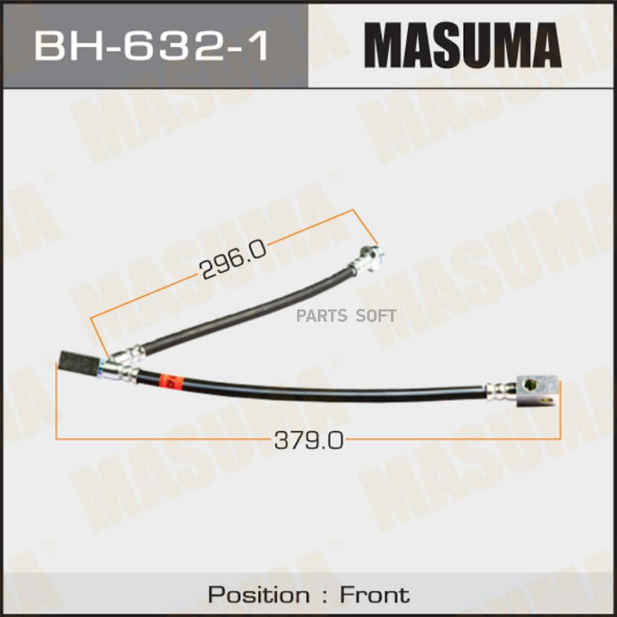 

Шланг тормозной MASUMA BH6321