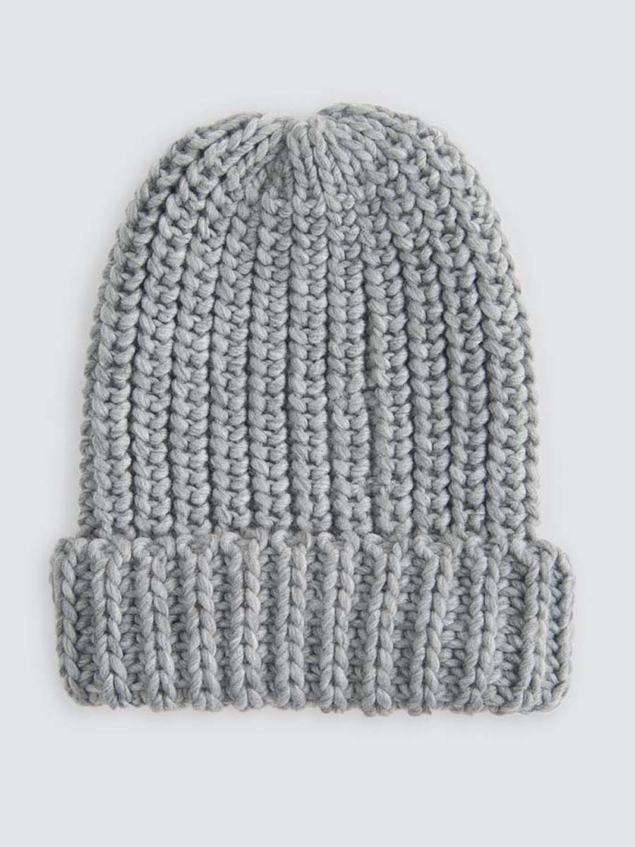 

Шапка бини женская Marmalato 922-001 серая, one size, 922-001