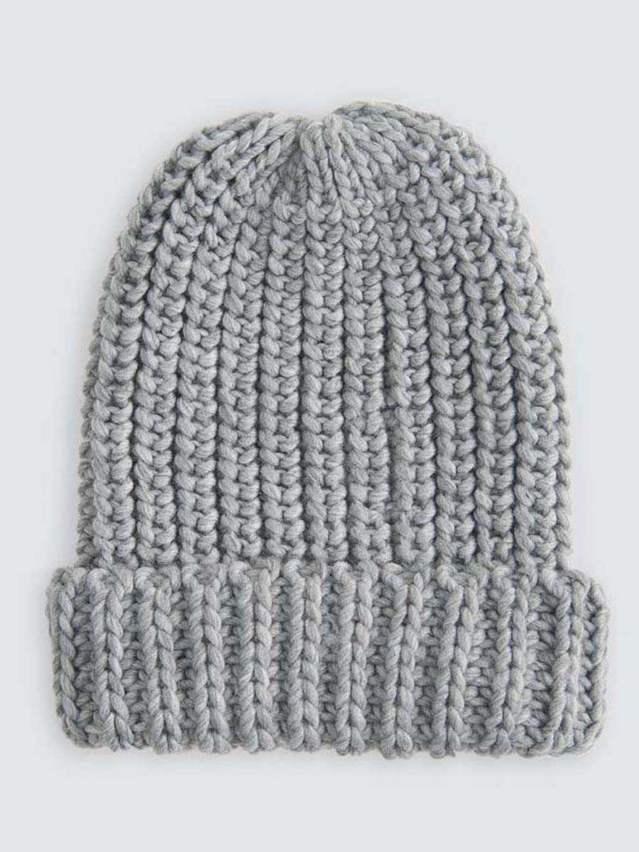 

Шапка бини женская Marmalato 922-001 серая, one size, 922-001