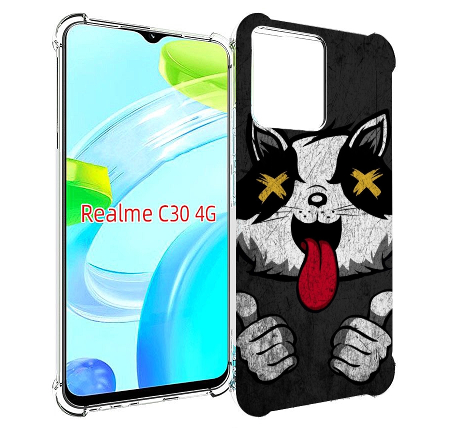 

Чехол MyPads классный зверек для Realme C30 4G / Narzo 50i Prime, Прозрачный, Tocco