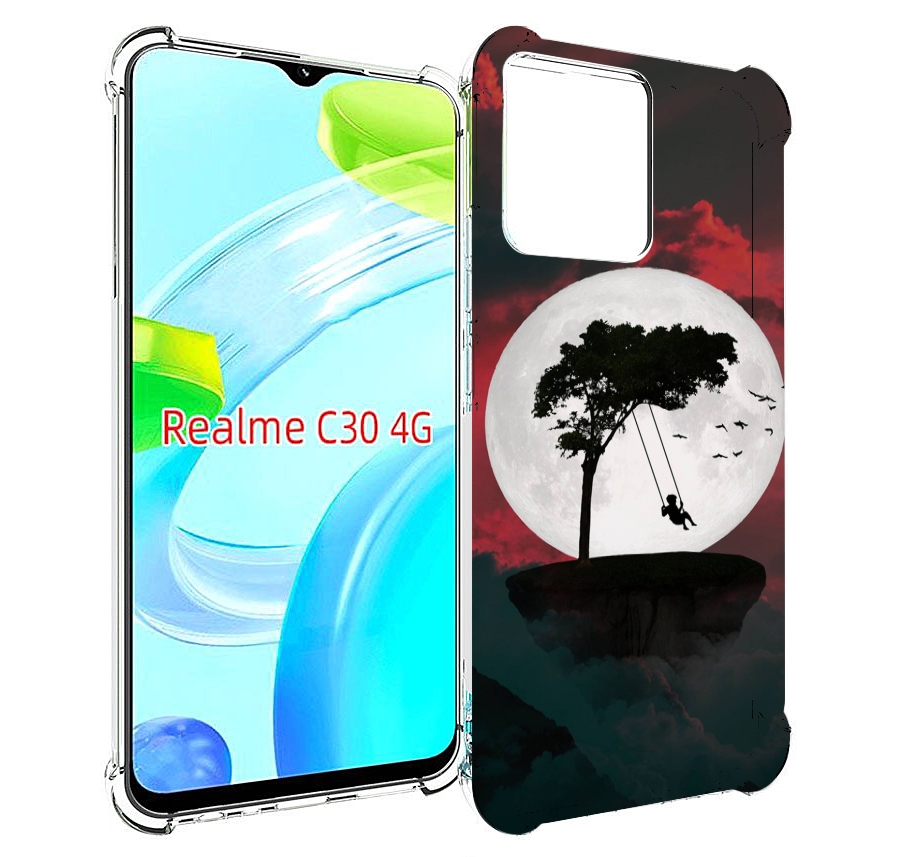 

Чехол MyPads качели-над-пропастью для Realme C30 4G / Narzo 50i Prime, Прозрачный, Tocco