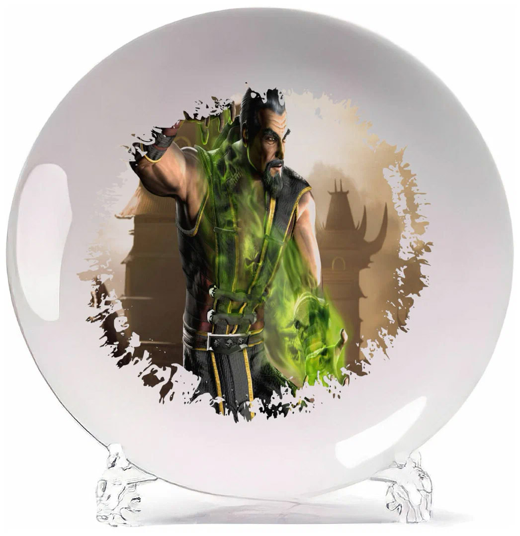 

Тарелка CoolPodarok mortal kombat vs dc universe Шан Цунг Яд