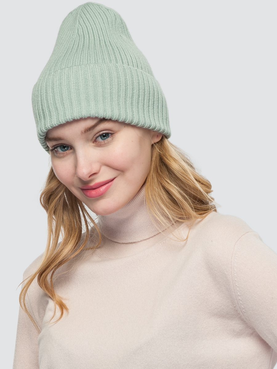 

Шапка бини женская Marmalato 851-041 зеленая, one size, 851-041