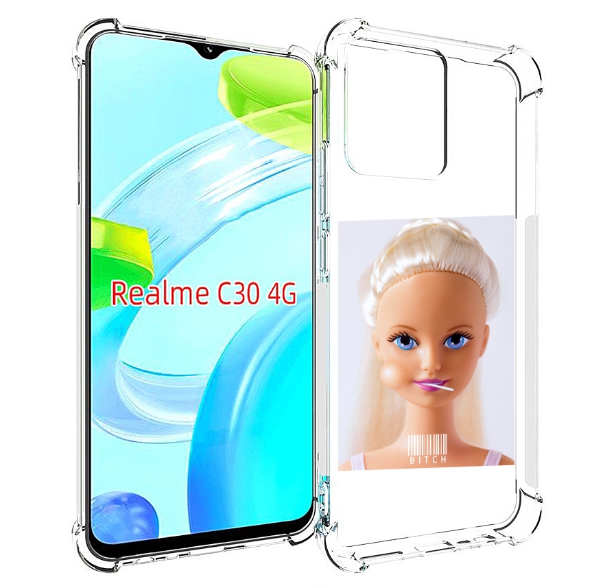 

Чехол MyPads барби для Realme C30 4G / Narzo 50i Prime, Прозрачный, Tocco