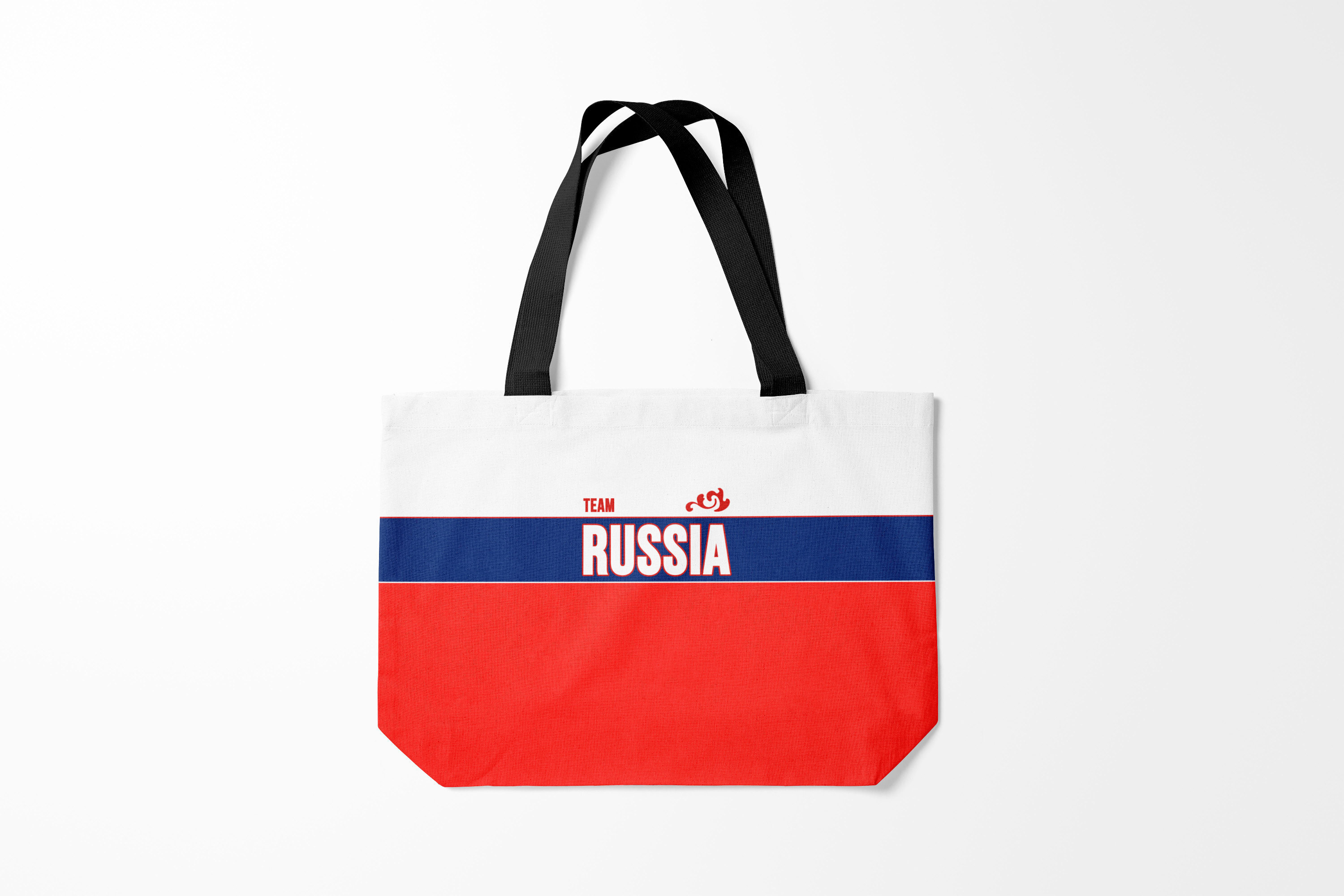 

Сумка шoппер унисекс Burnettie Флаг России Триколор, разноцветный, Флаг России Триколор
