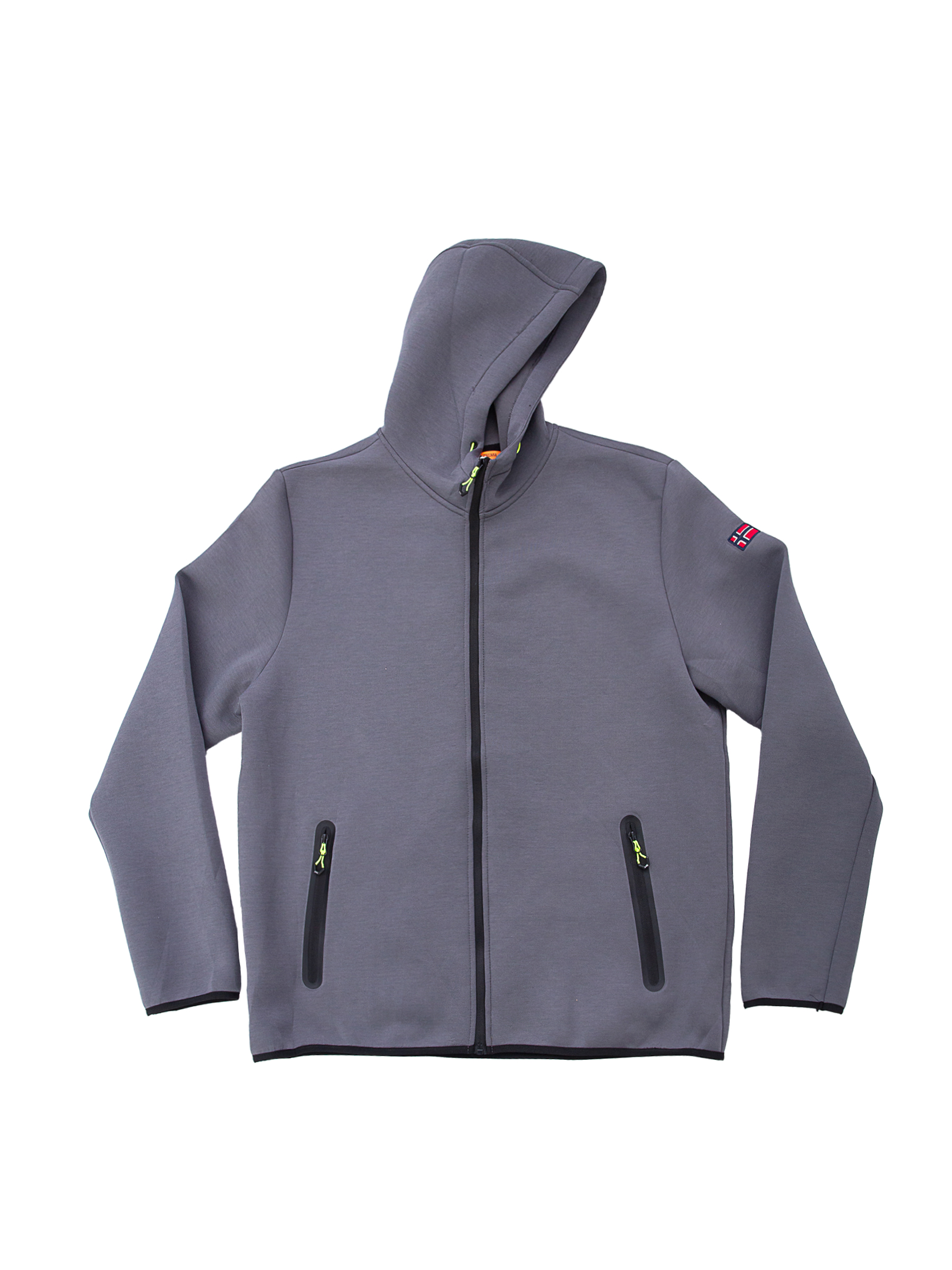 

Толстовка мужская Scuola Nautica Italiana 019258 серая 3XL, Серый, 019258