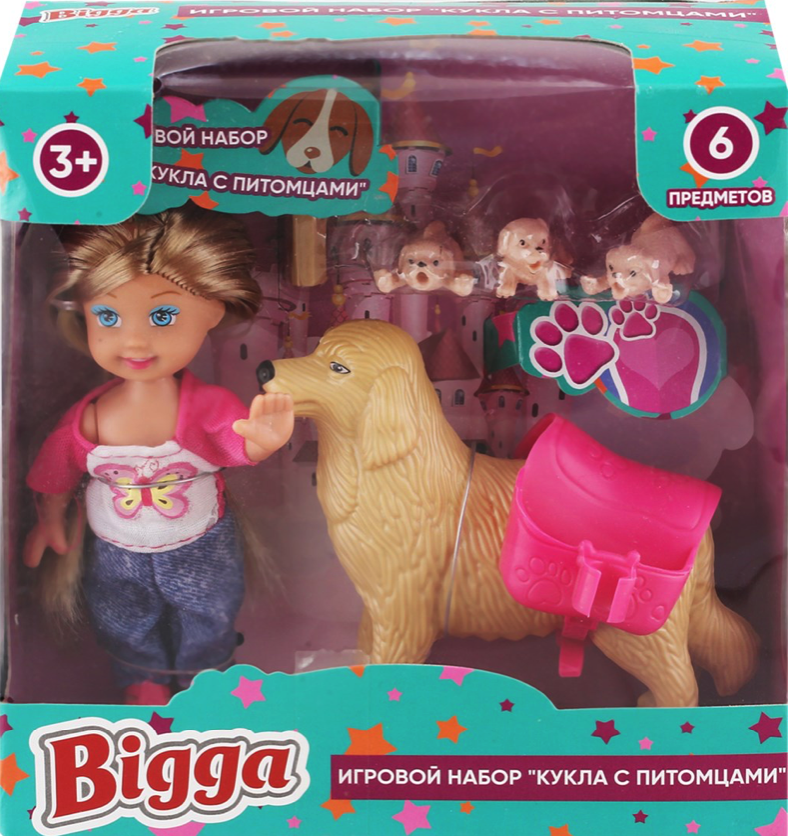 

Кукла с питомцами Bigga