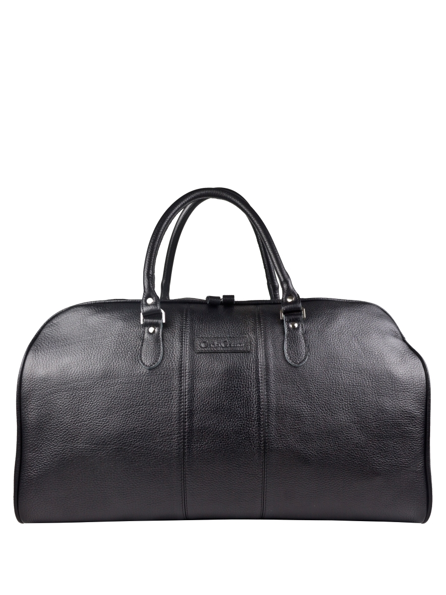 Дорожная сумка мужская Carlo Gattini Campelli черная, 30х52х24 см