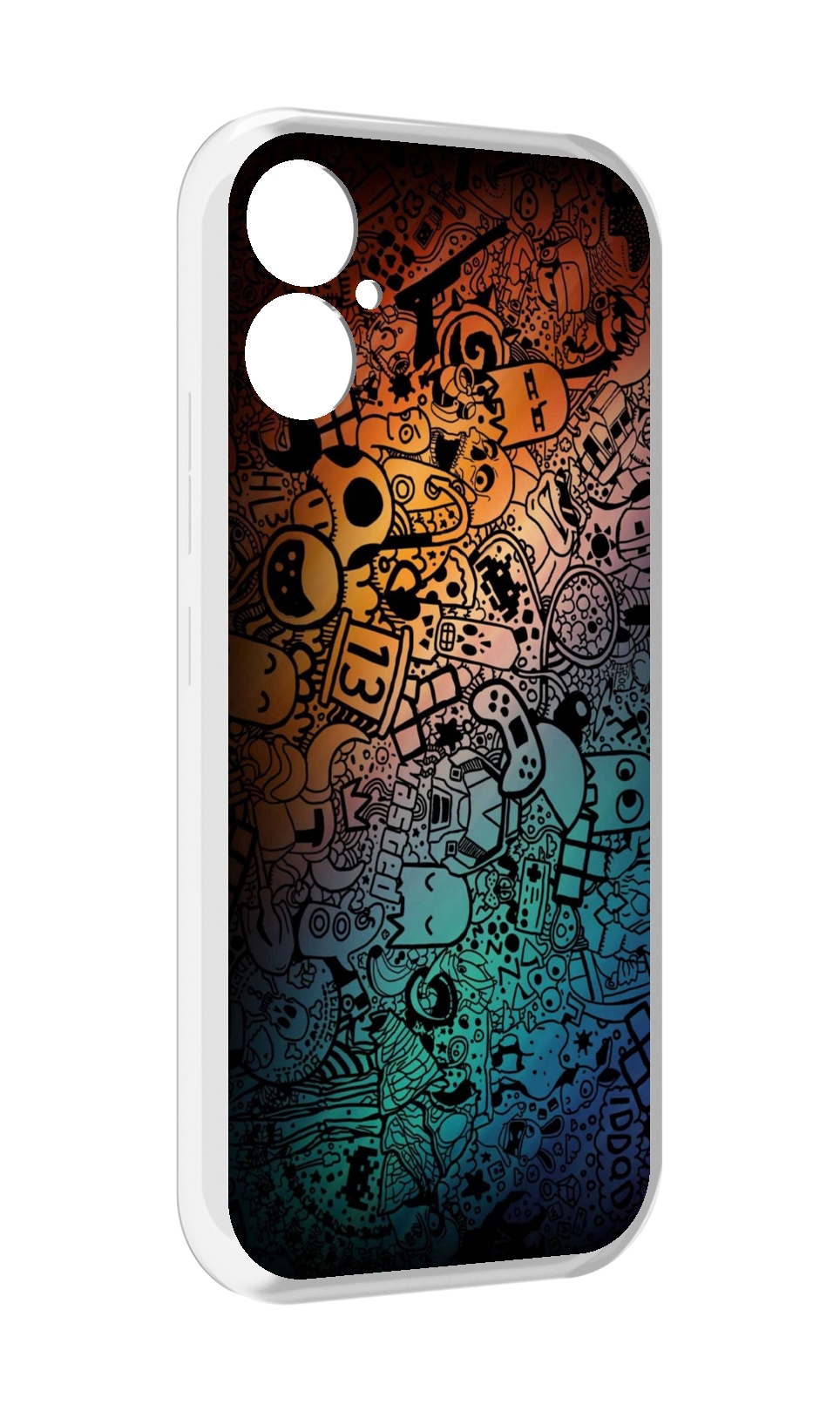 

Чехол MyPads стикеты в тени для Tecno Spark 9 Pro \ Spark 9T, Прозрачный, Tocco