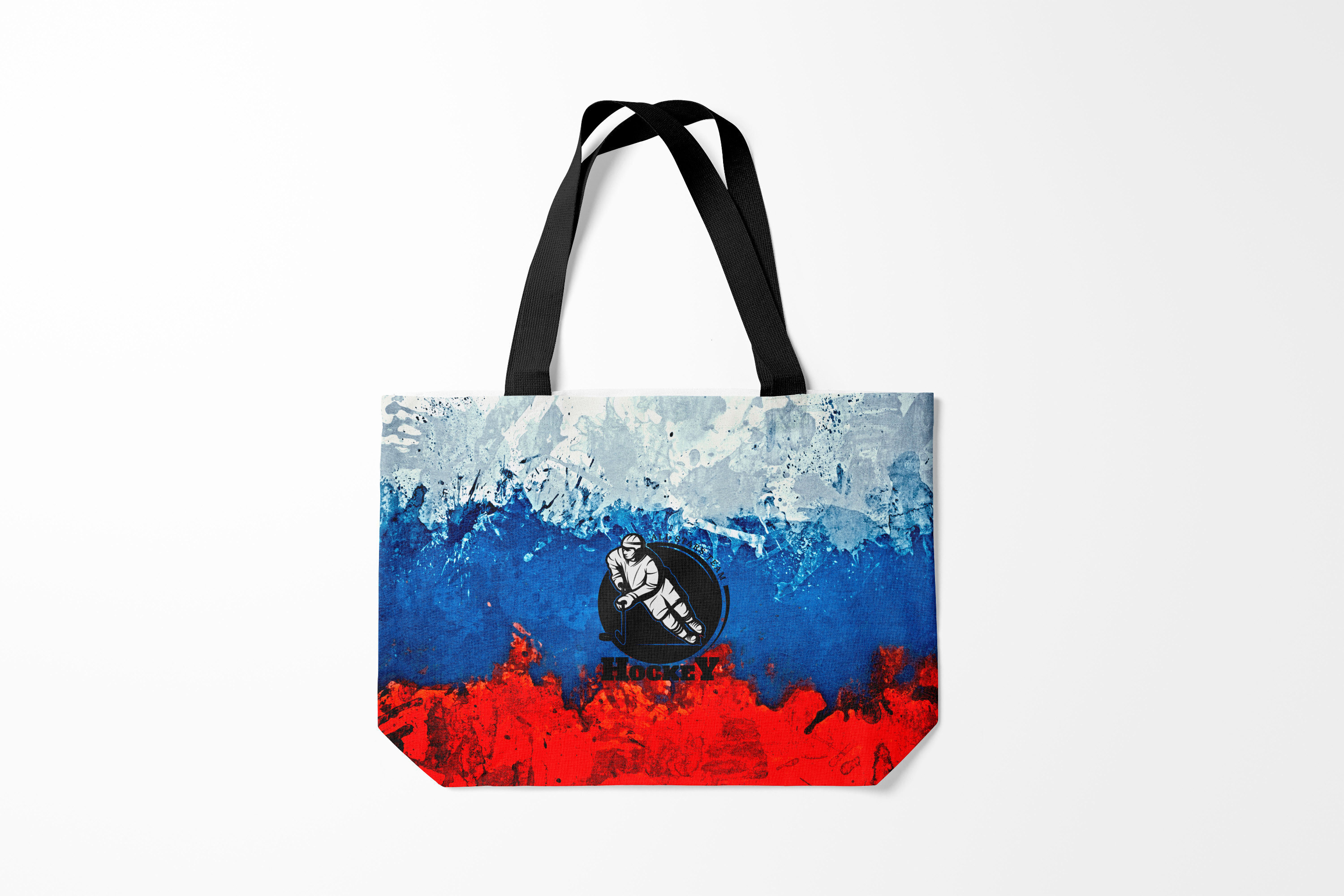 

Сумка шoппер унисекс Burnettie Флаг России Russia Sport, белый; красный, Флаг России Russia Sport