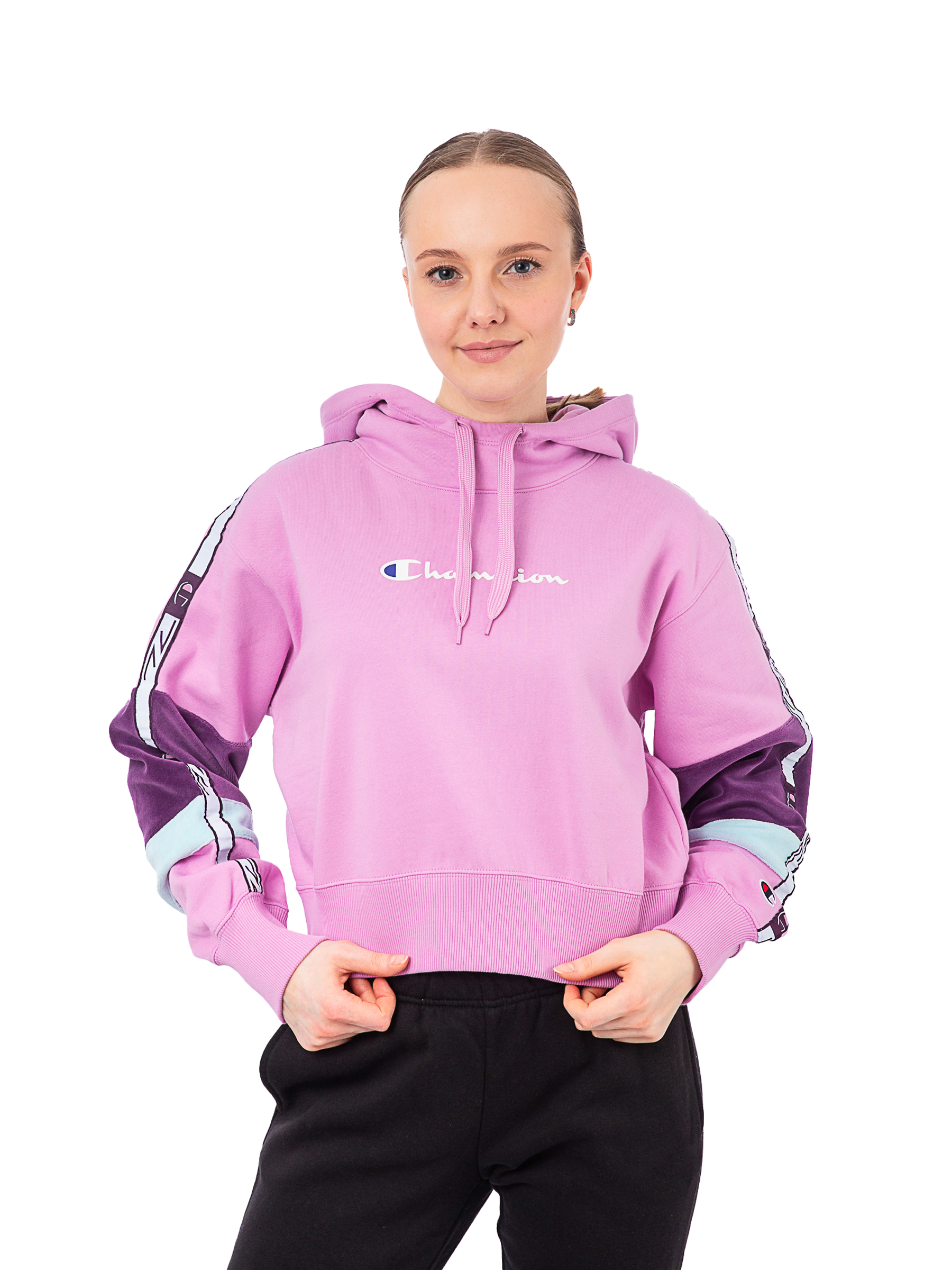 

Худи женское Champion 113338 розовое L, Розовый, 113338