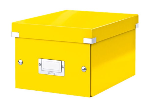 Короб архивный Leitz Click & Store WOW A5 желтый 220 x 160 x 282 мм
