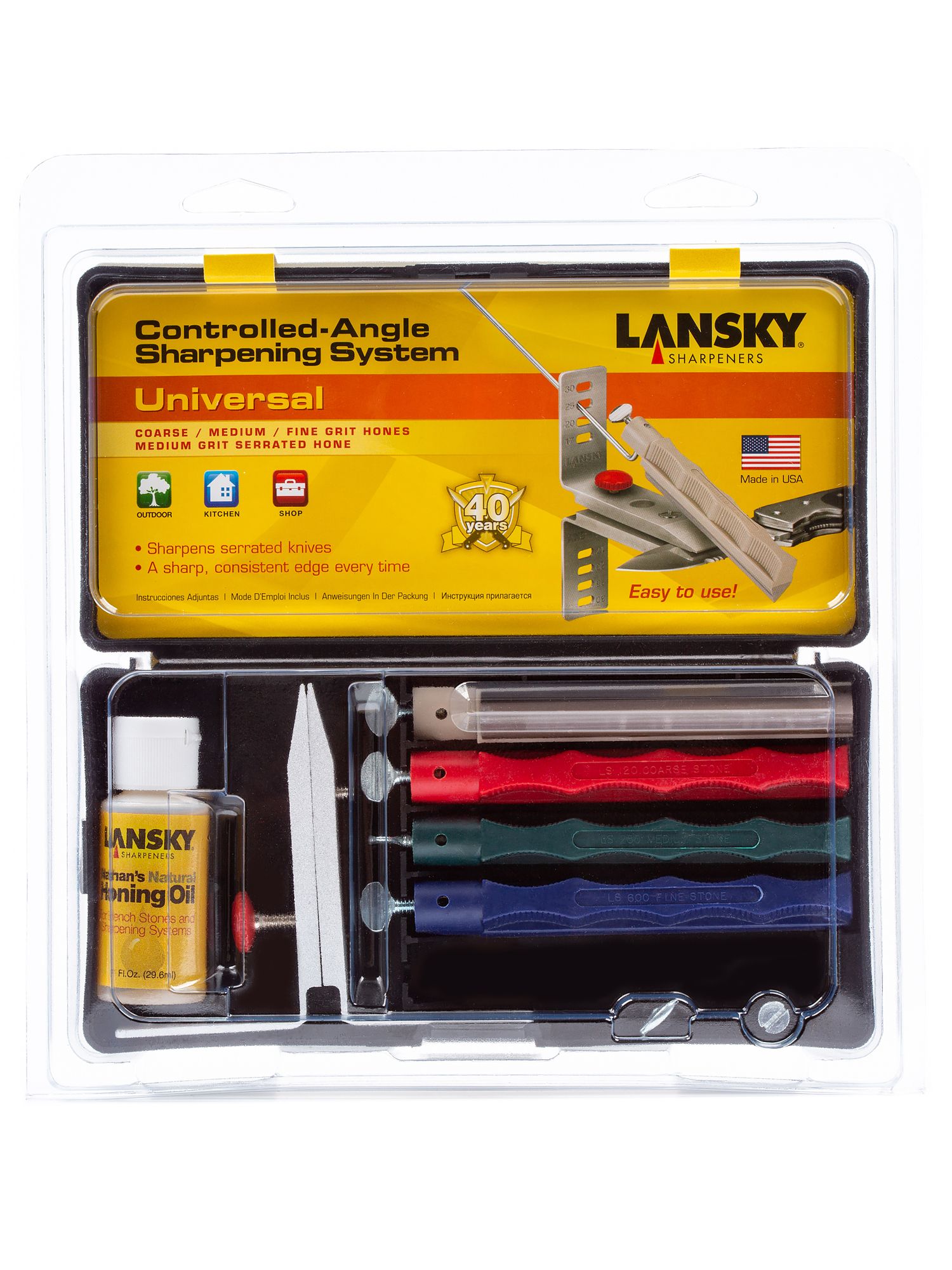 фото Точилка для ножей lansky universal knife sharpening system lkunv