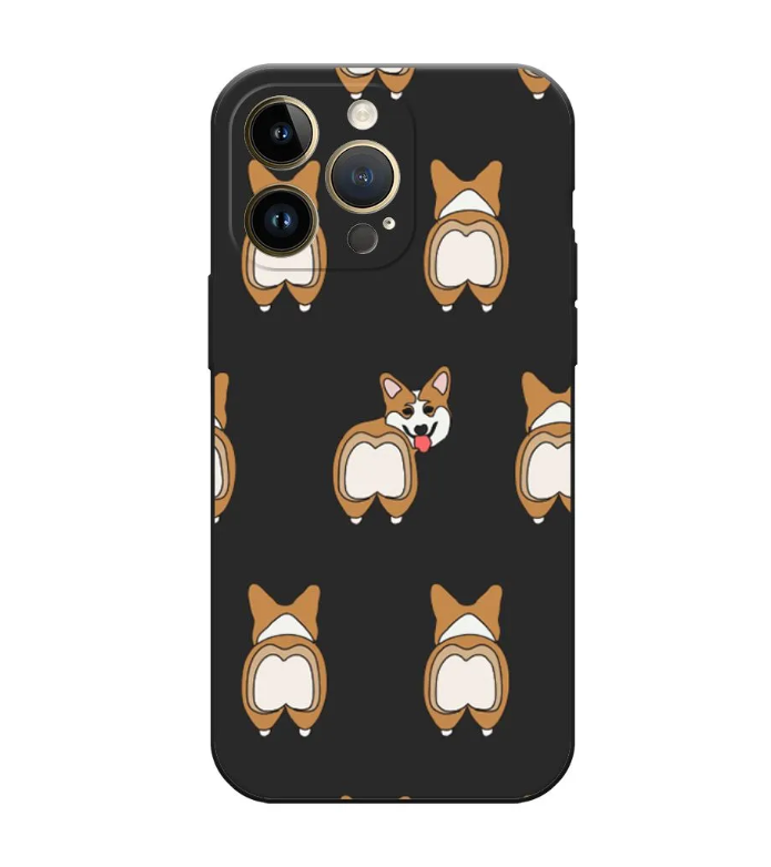

Чехол Awog на Apple iPhone 14 Pro Max / Айфон 14 Про Макс "Милый корги фон", Прозрачный, 15052-1