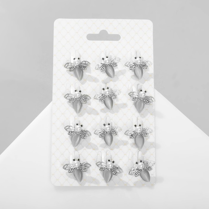 

Брошь из бижутерного сплава Queen fair 6848236, стразы, 6848236