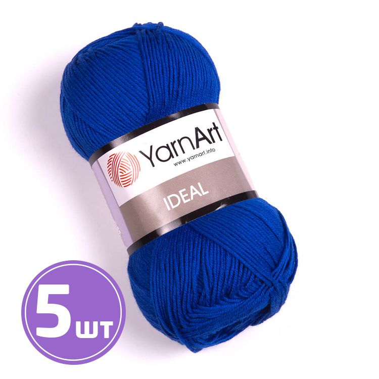 

Пряжа YarnArt Ideal 240 лесной эльф 5 шт по 50 г, Синий