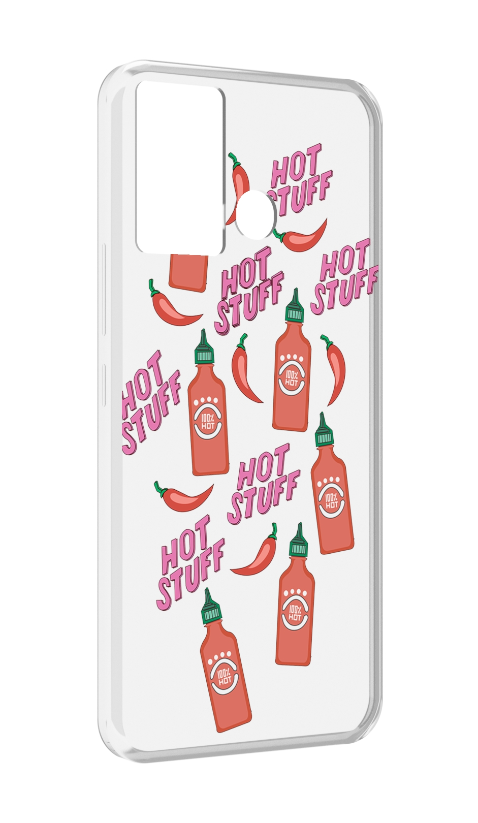 

Чехол MyPads острые-перчики для Infinix Hot 12 Play, Прозрачный, Tocco