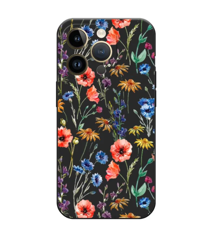 

Чехол Awog на Apple iPhone 14 Pro / Айфон 14 Про "Маки и васильки фон", 15252-1