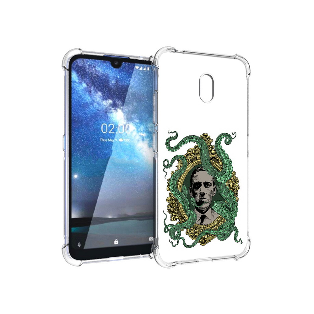 

Чехол MyPads Tocco для Nokia 2.2 портрет с кракеном (PT134721.103.552), Прозрачный, Tocco