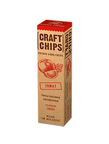 

Чипсы Craft Chips картофельные пластинки со вкусом томата 90 г
