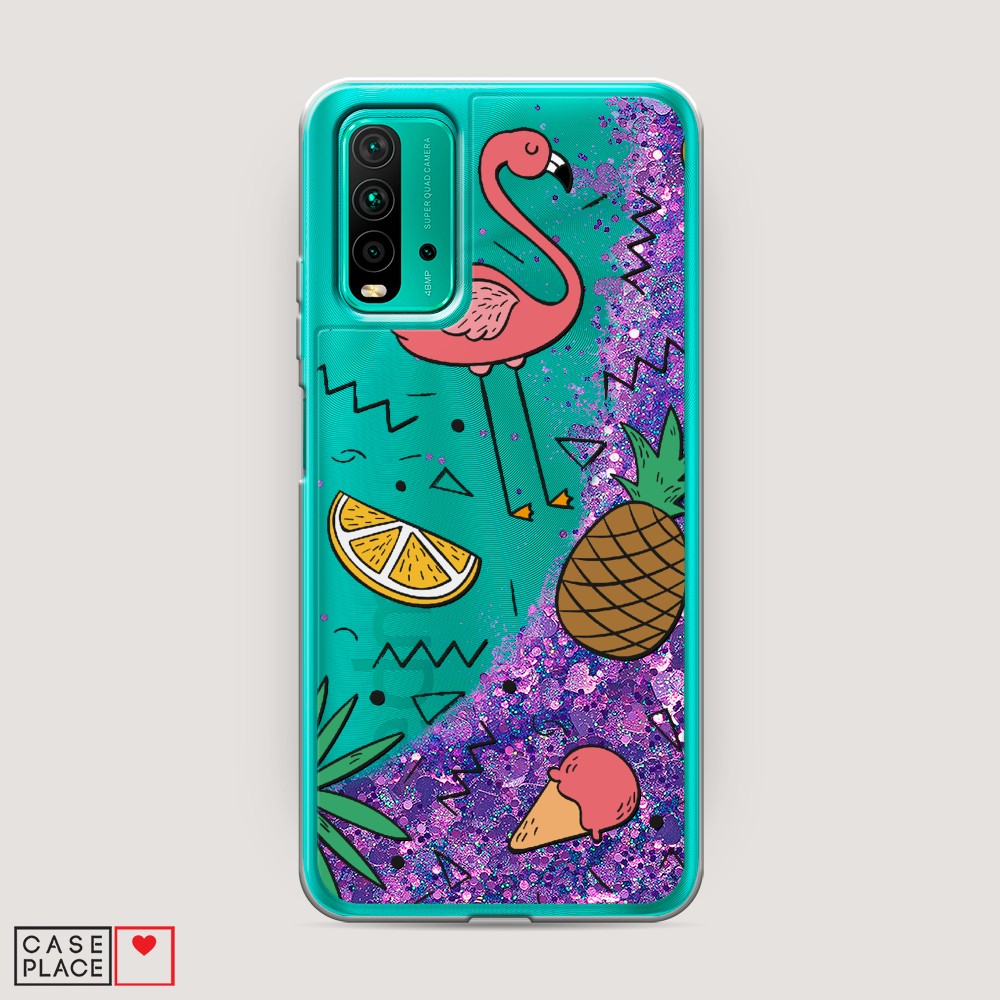 

Чехол Awog на Xiaomi Redmi 9T "Гавайский фон", Разноцветный, 39892-1