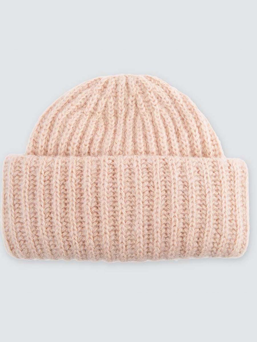

Шапка бини женская Marmalato 811-001 бежевая, one size, 811-001