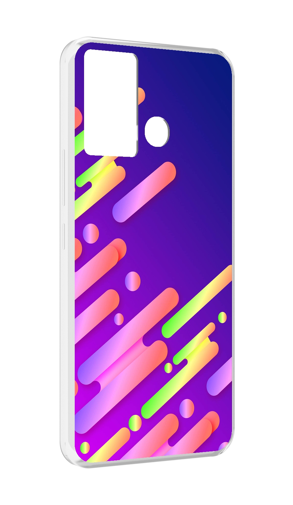 

Чехол MyPads неоновый-фон для Infinix Hot 12 Play, Прозрачный, Tocco