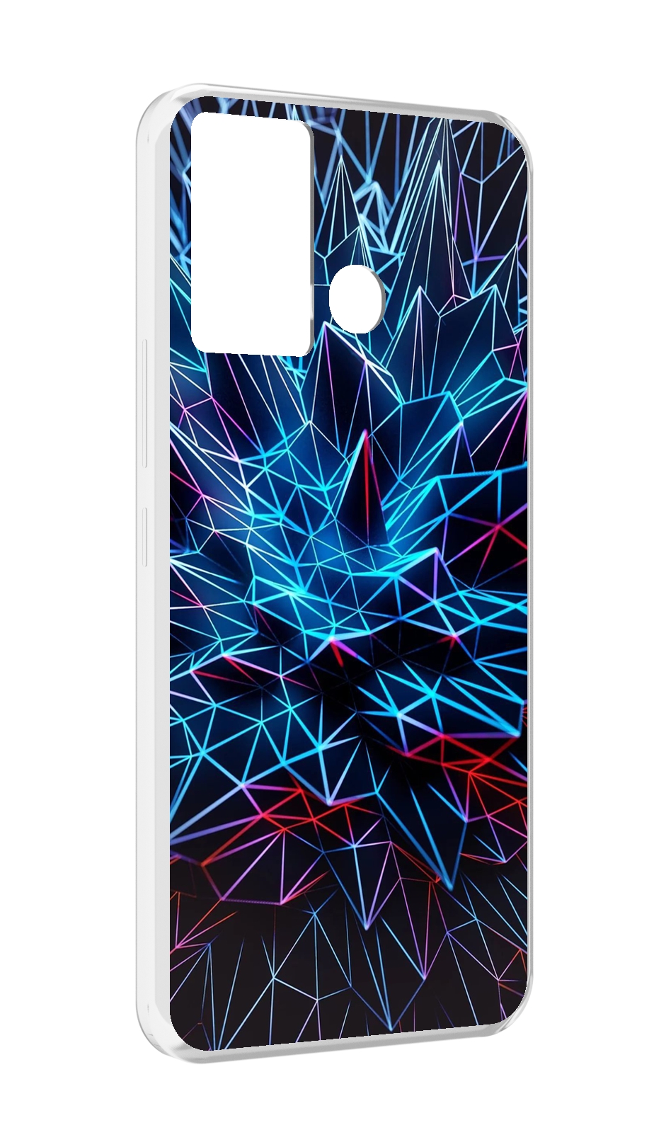 

Чехол MyPads неоновая-абстракция для Infinix Hot 12 Play, Прозрачный, Tocco