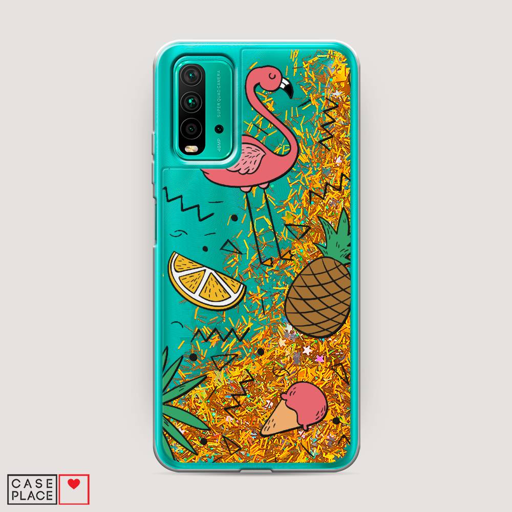 

Чехол Awog на Xiaomi Redmi 9T "Гавайский фон", Разноцветный, 39890-1