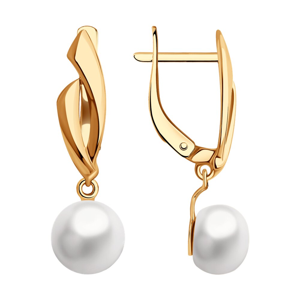 

Серьги из серебра с жемчугом культивированным SOKOLOV 92025285, 92025285
