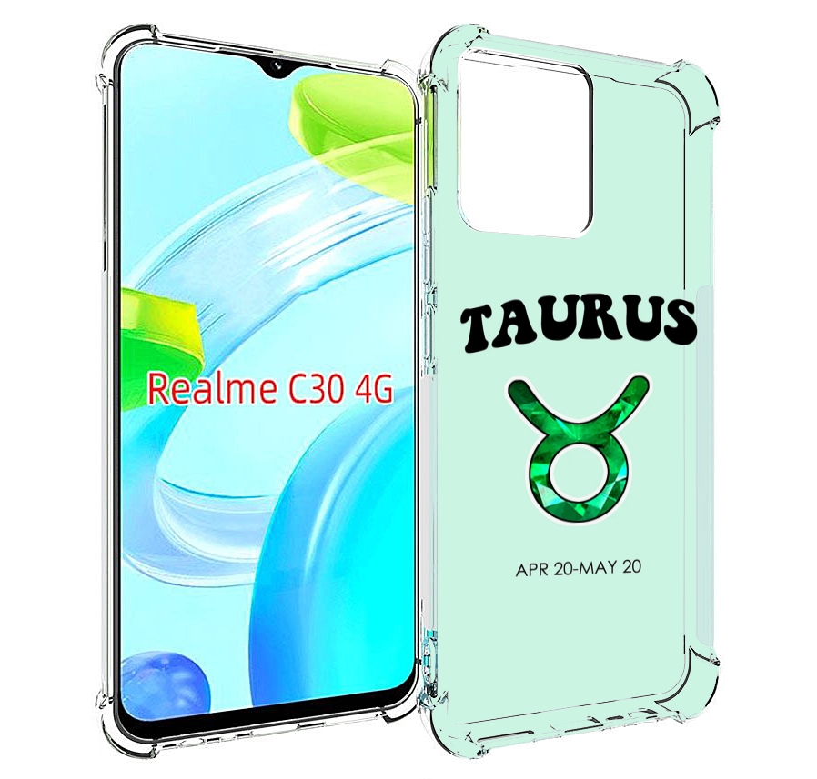 

Чехол MyPads знак-зодиака-телец-1 для Realme C30 4G / Narzo 50i Prime, Прозрачный, Tocco
