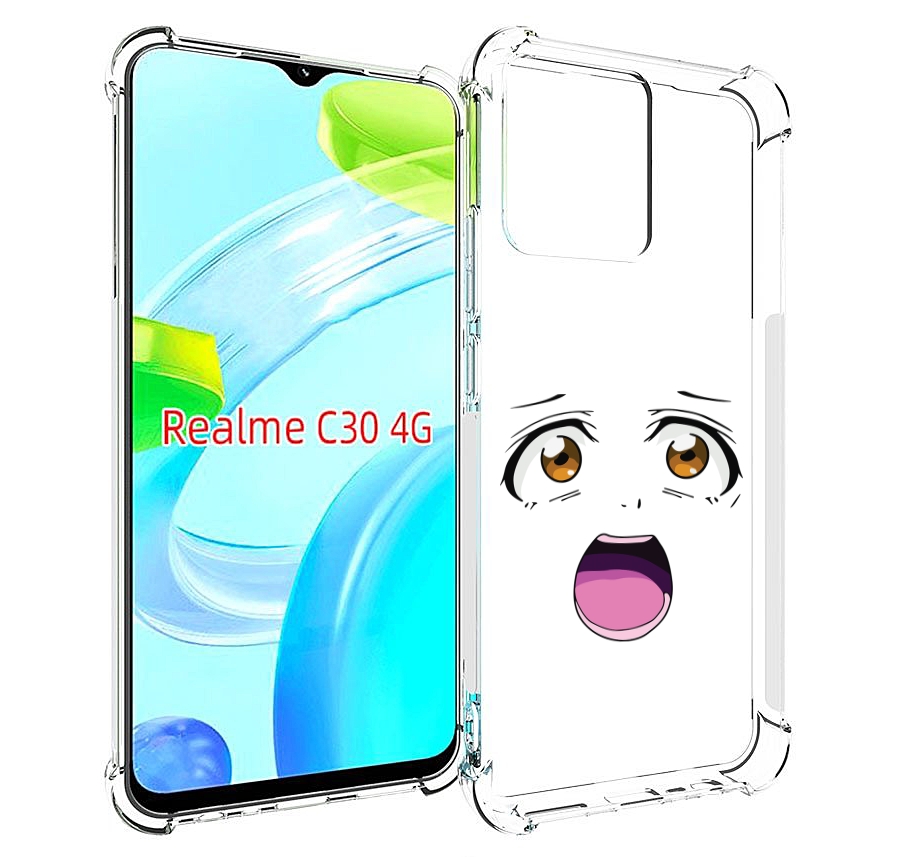 

Чехол MyPads аниме лицао для Realme C30 4G / Narzo 50i Prime, Прозрачный, Tocco