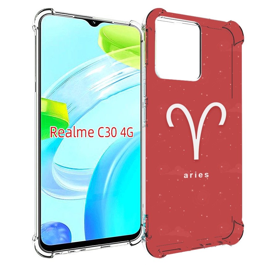 

Чехол MyPads знак-зодиака-овен-5 для Realme C30 4G / Narzo 50i Prime, Прозрачный, Tocco